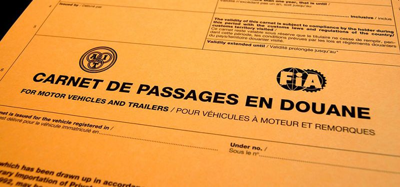 Carnet de Passages en Douane (CPD)- Iran's Travel